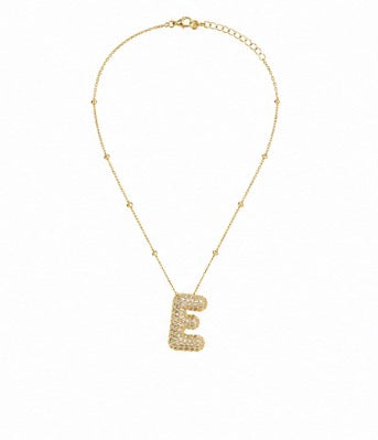 Initial sparkle Necklace ￼￼