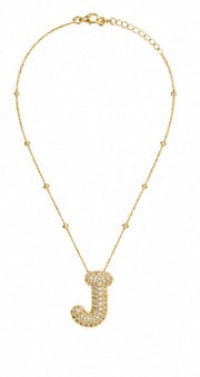 Initial sparkle Necklace ￼￼