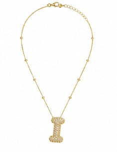 Initial sparkle Necklace ￼￼