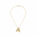 Initial sparkle Necklace ￼￼